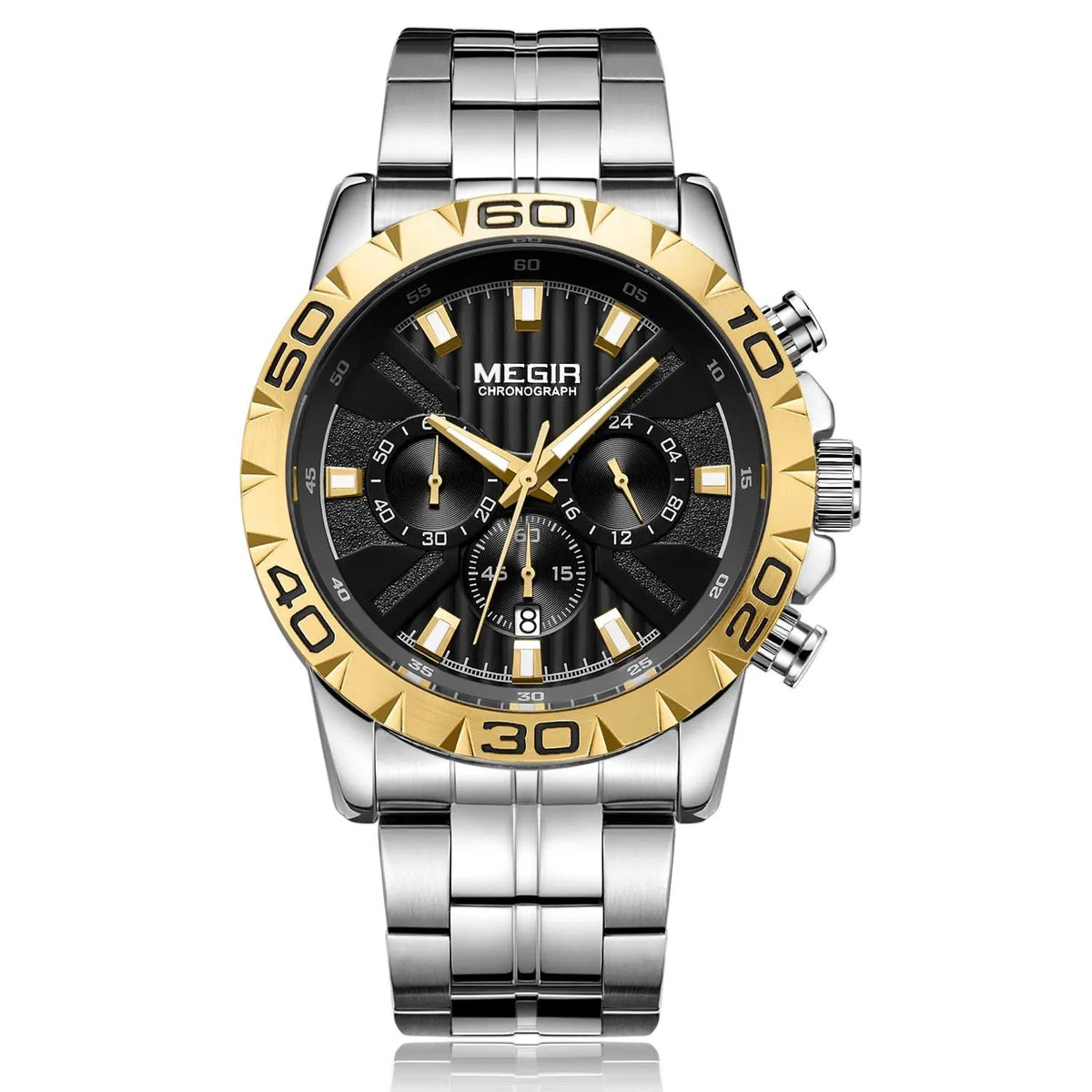 MEGIR Watches Business Mens Watches Top Brand Luxury Quartz Casual Wristwatch Date Clock Waterproof Wrist Watch Chronograph 2087 by MEGIR WATCH GROUP