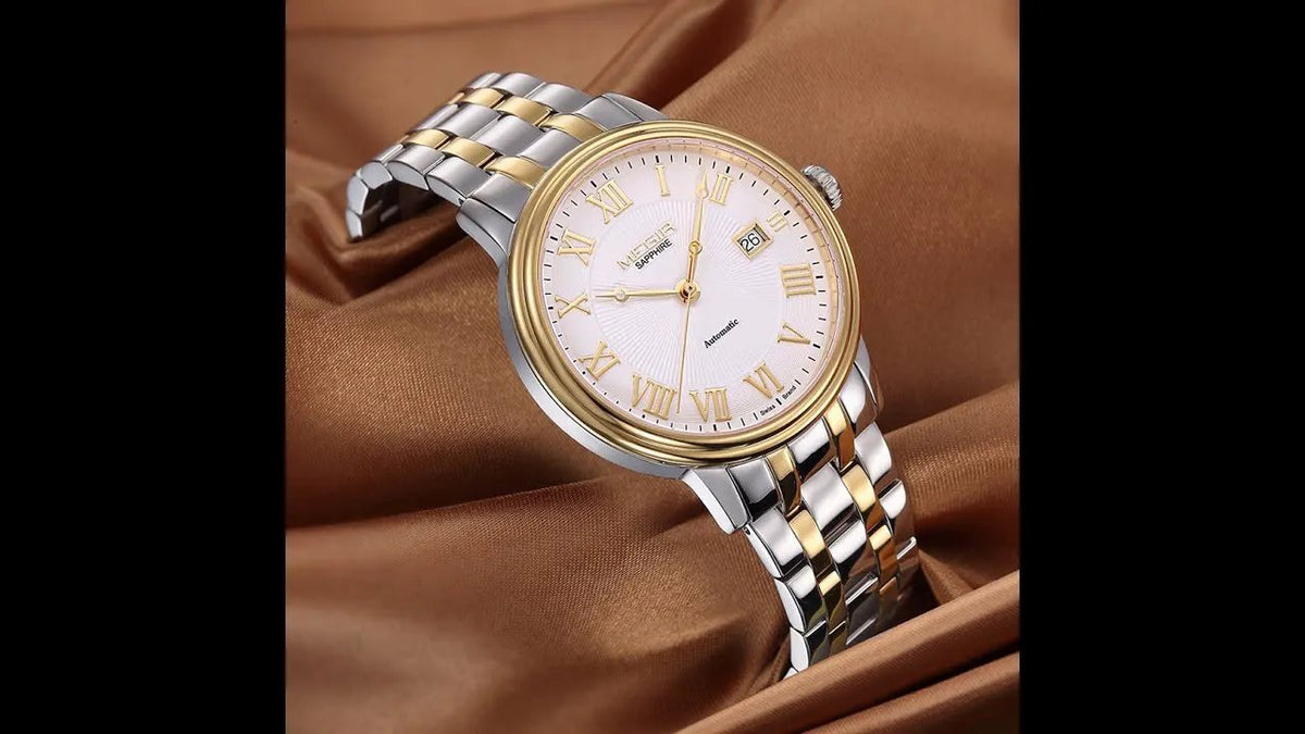 MEGIR Automatic Mechanical Watch Men Stainless Steel Watches Top Brand Luxury Business Wristwatch Male Clock Relogio Masculino 96001 by MEGIR WATCH GROUP