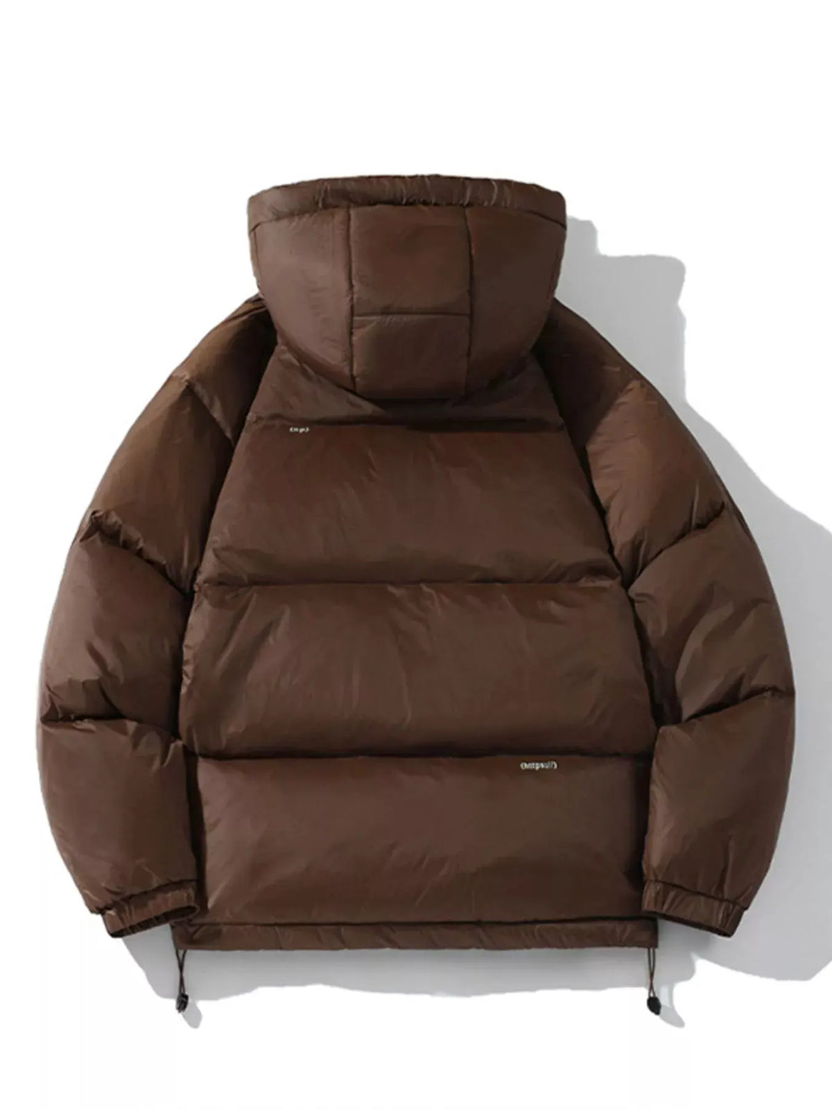 Men's Plus Size Hooded Lightweight Puffer Jacket by Partner Label