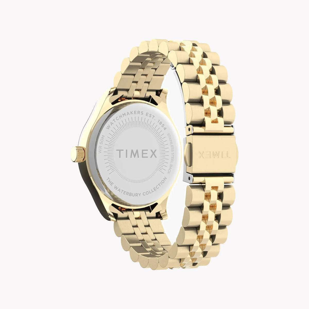 Timex Women's Gold Stainless Steel Watch, Off White Dial | Tw2u23200 by TIMEX