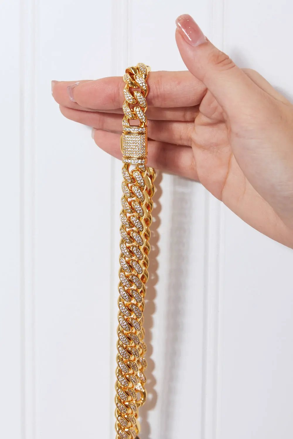 Brass Curb Chain Necklace by Partner Labels