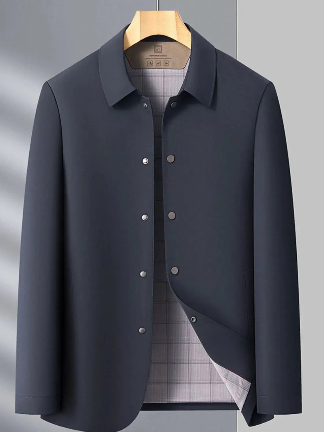 Men's Button Up Long Sleeve Blazer by Partner Labels