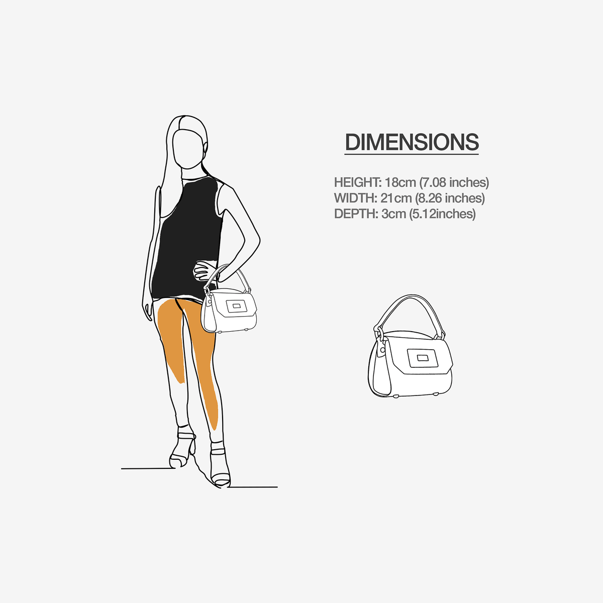 Handbag BYMANYC ® New York – Couture Vegan Mini Box in SoHo Midnight by BYMANYC ® New York