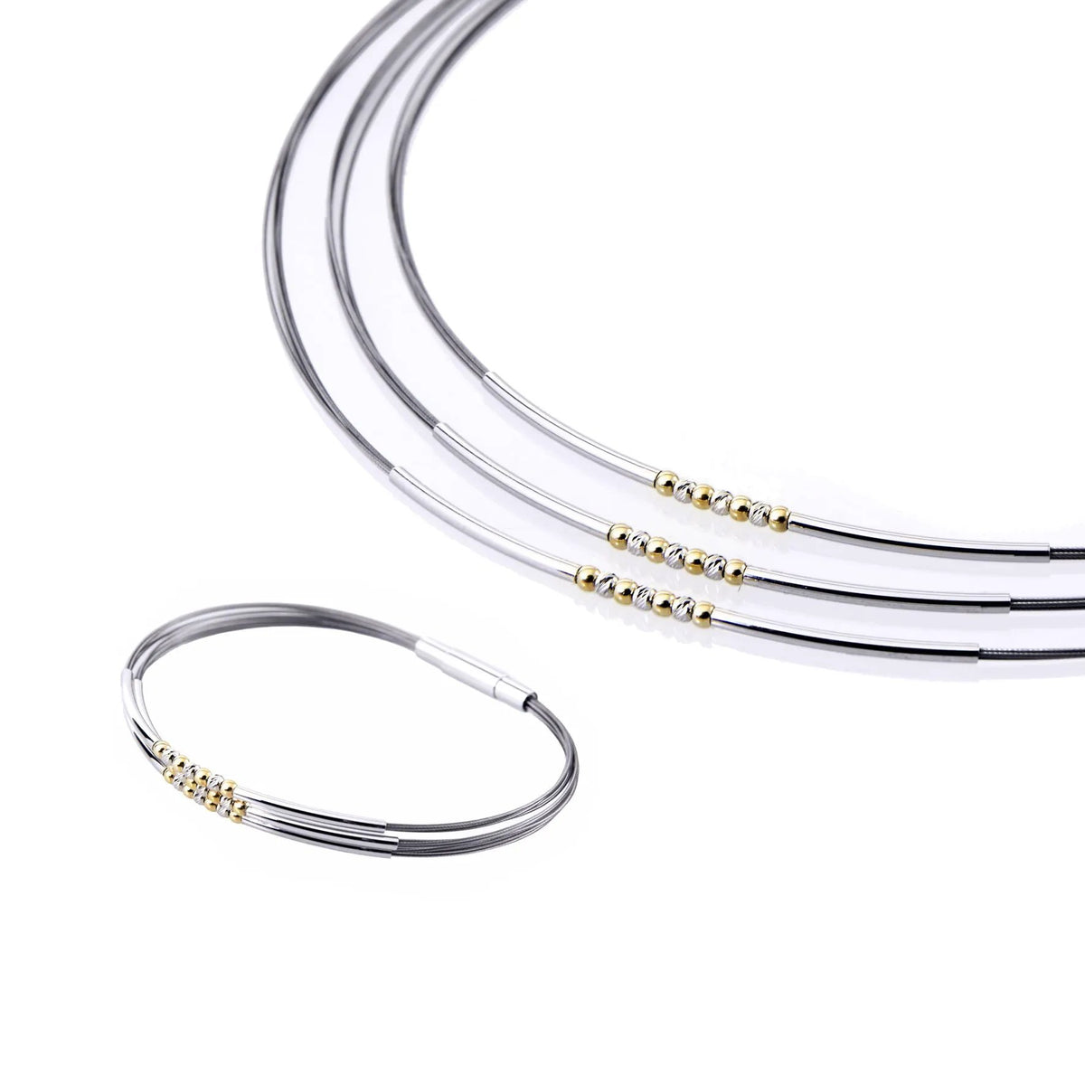 Gala Design Medea Gold Armband With Magnetic Clasp For Women by Jwls4u