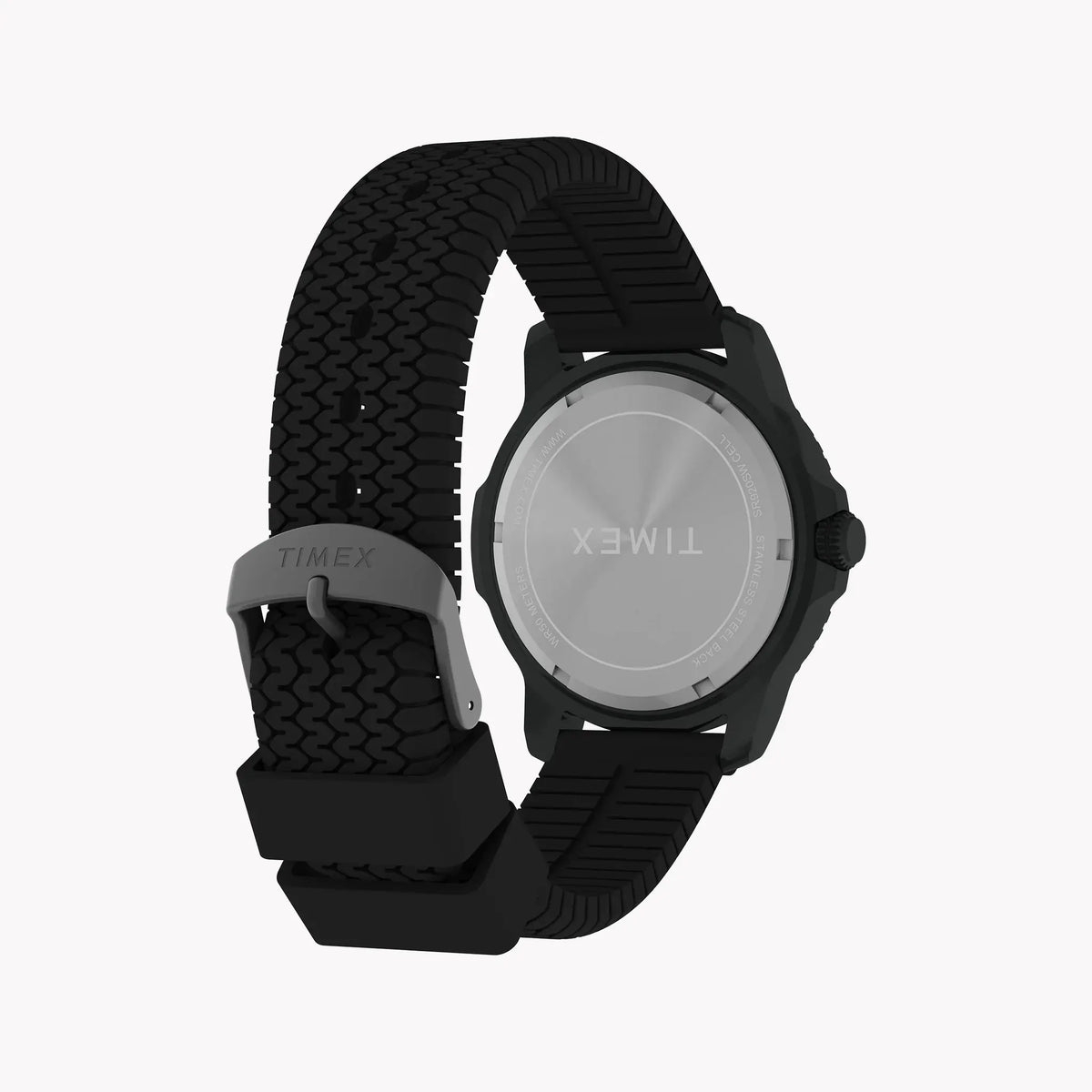 Timber Aluminum Case Black Dial Silicone Strap Watch TW4B34800 by TIMEX