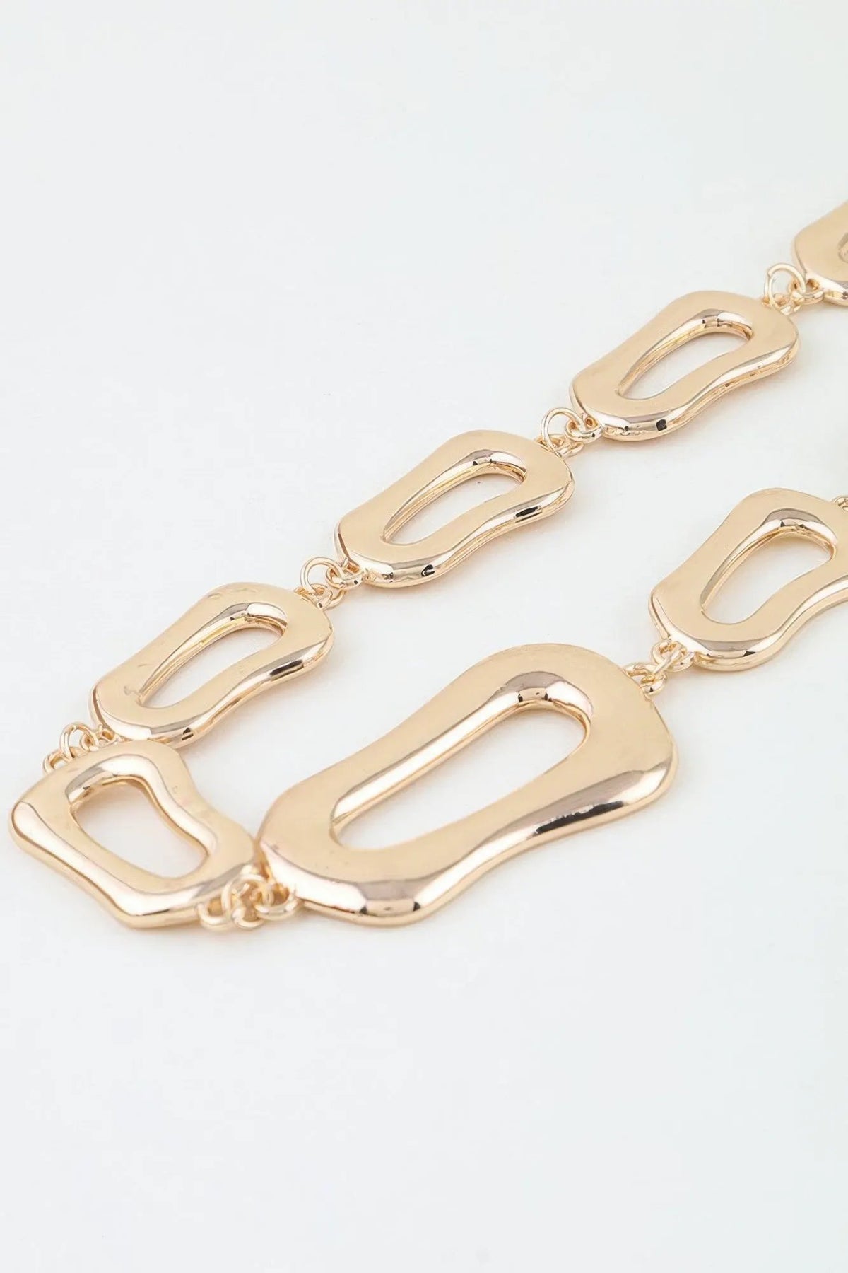 Women's Choker Necklace Polished Abstract Link Chain BYMANYC ® New York SCULPTURAL GEOMETRIC COLLAR - New Collection by BYMANYC New York