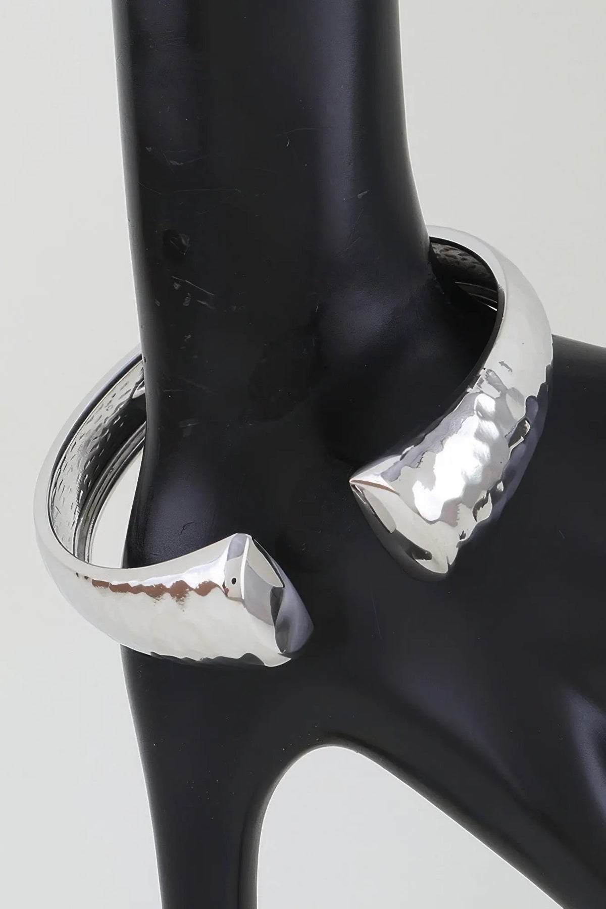 Women's Cuff Bracelet Hammered Open Clasp BYMANYC ยฎ New York MODERN TEXTURED OPEN BANGLE - New Collection by BYMANYC New York