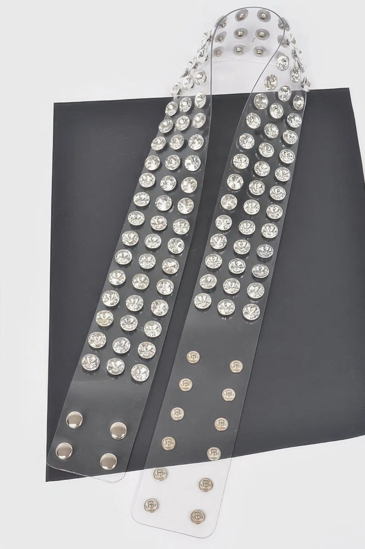 WOMEN'S BELT CHELSEA Clear Large Stone BYMANYC ® New York by BYMANYC ® New York