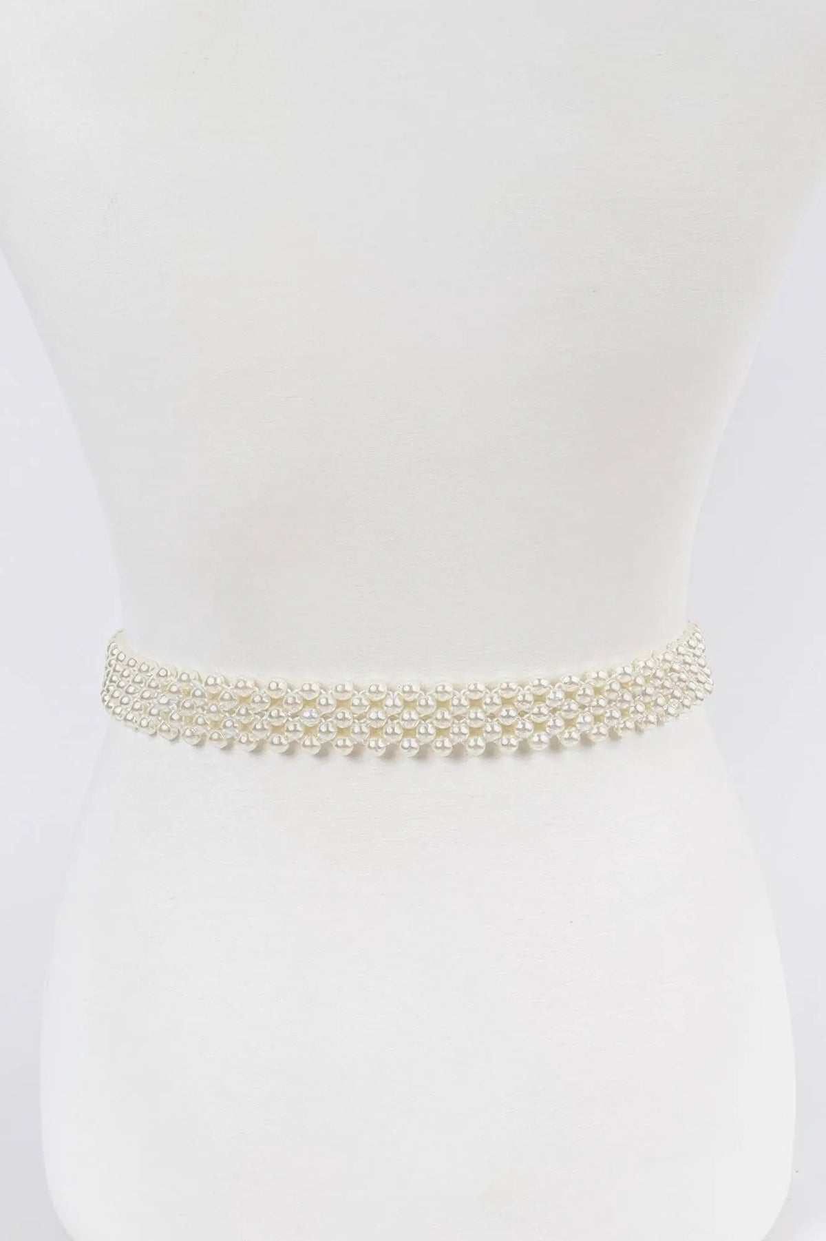 WOMEN'S BELT GRAMERCY Elastic Pearl New Collection BYMANYC ® New York by BYMANYC ® New York