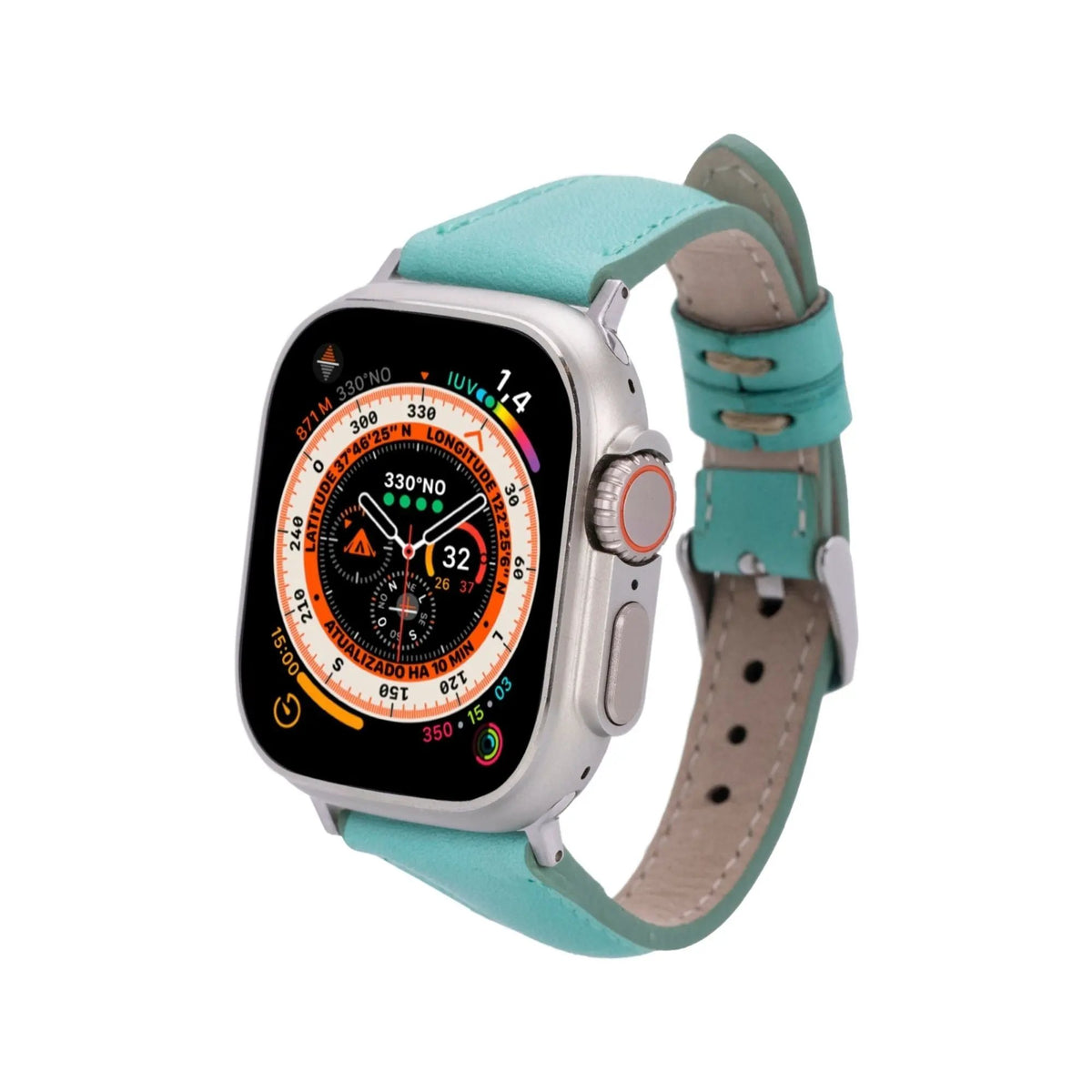 Buford Slim Leather Bands for Apple Watch 9, Ultra 2 & SE by TORONATA