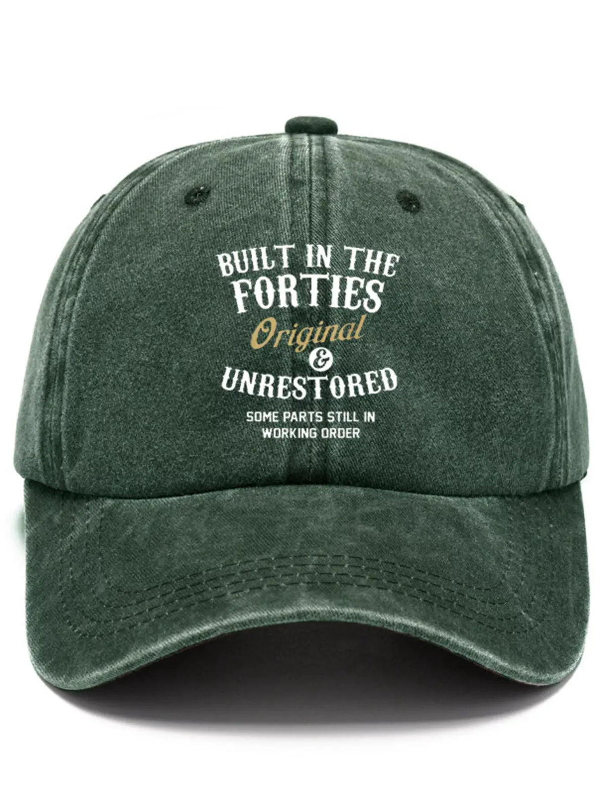 Letter Adjustable Baseball Cap by Partner Label