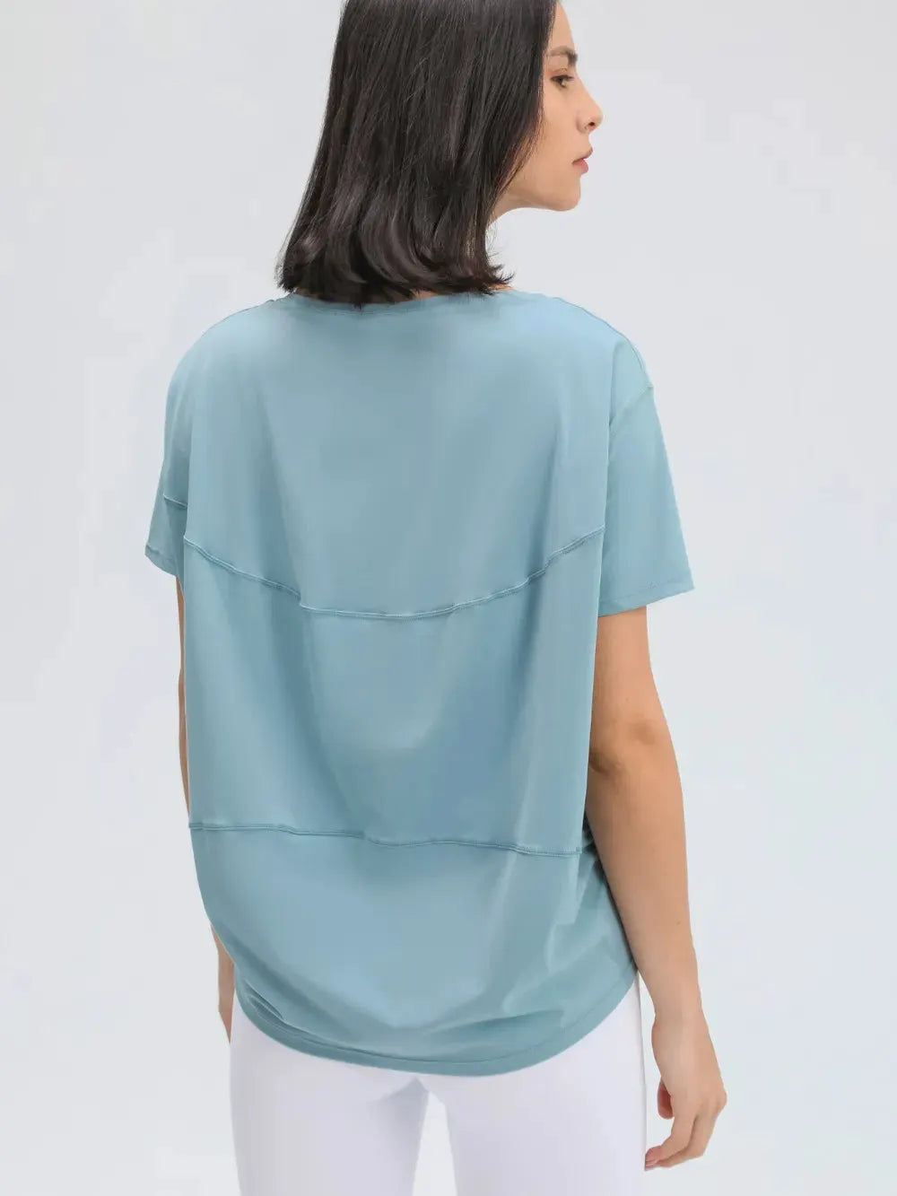 Millennia Round Neck Short Sleeve Active T-Shirt by Millennia