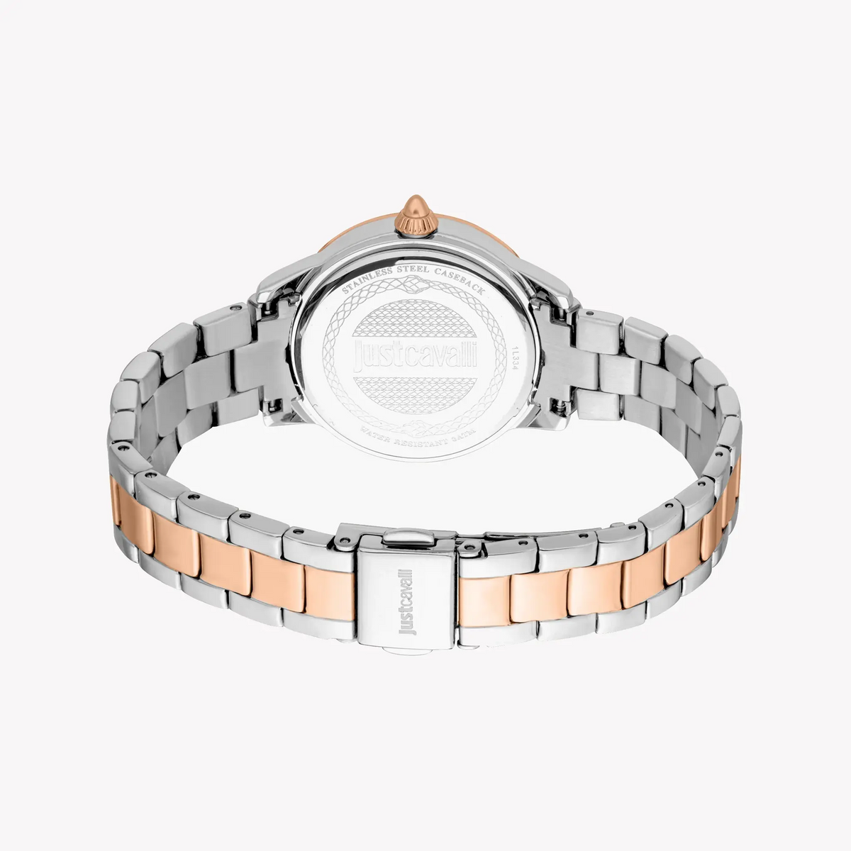 Just Cavalli Women's Two-Tone Watch, Silver Dial | Jc1l334m0105 by JUST CAVALLI