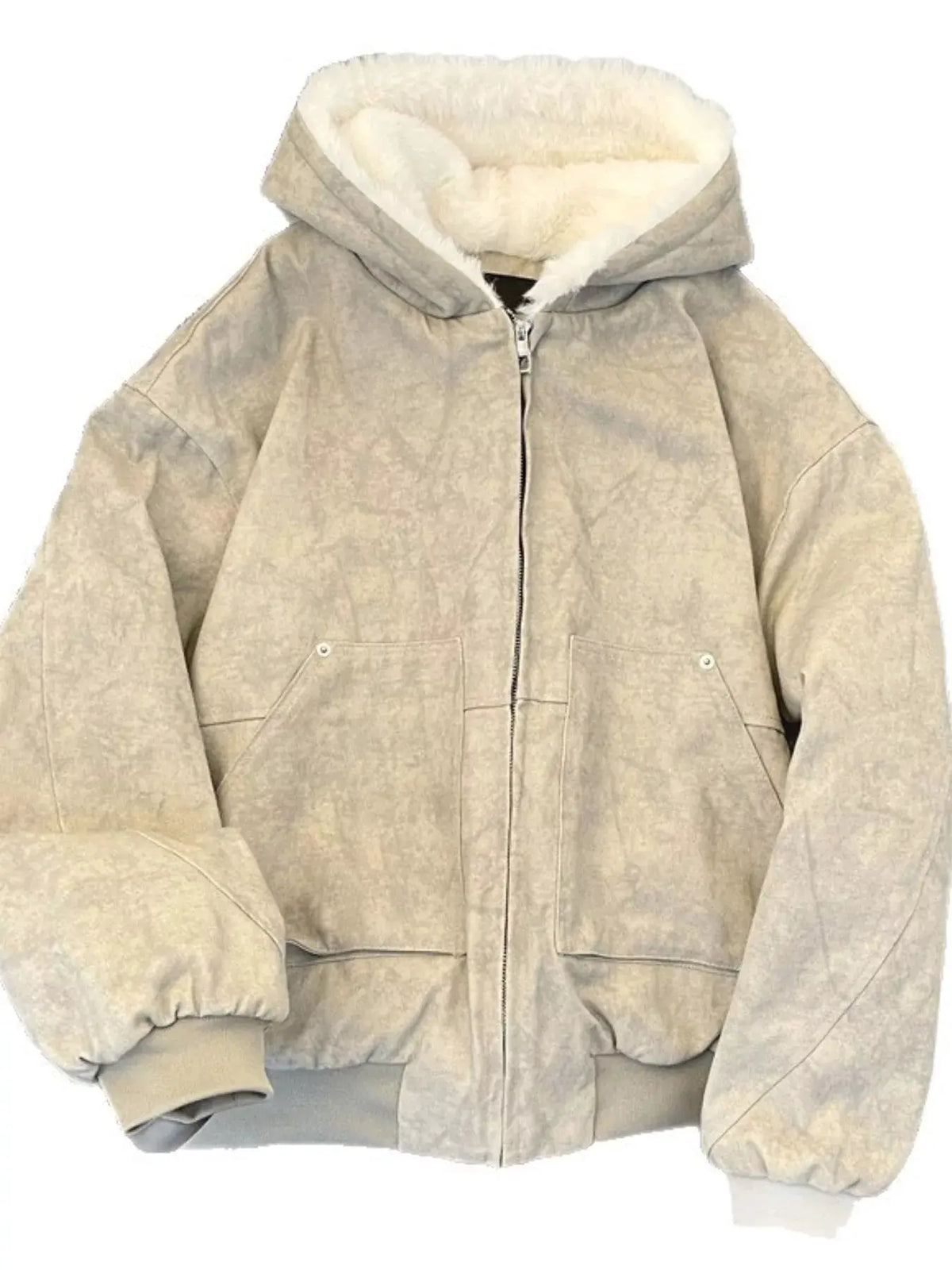Men's Cozy Sherpa Lined Hooded Jacket by Partner Label