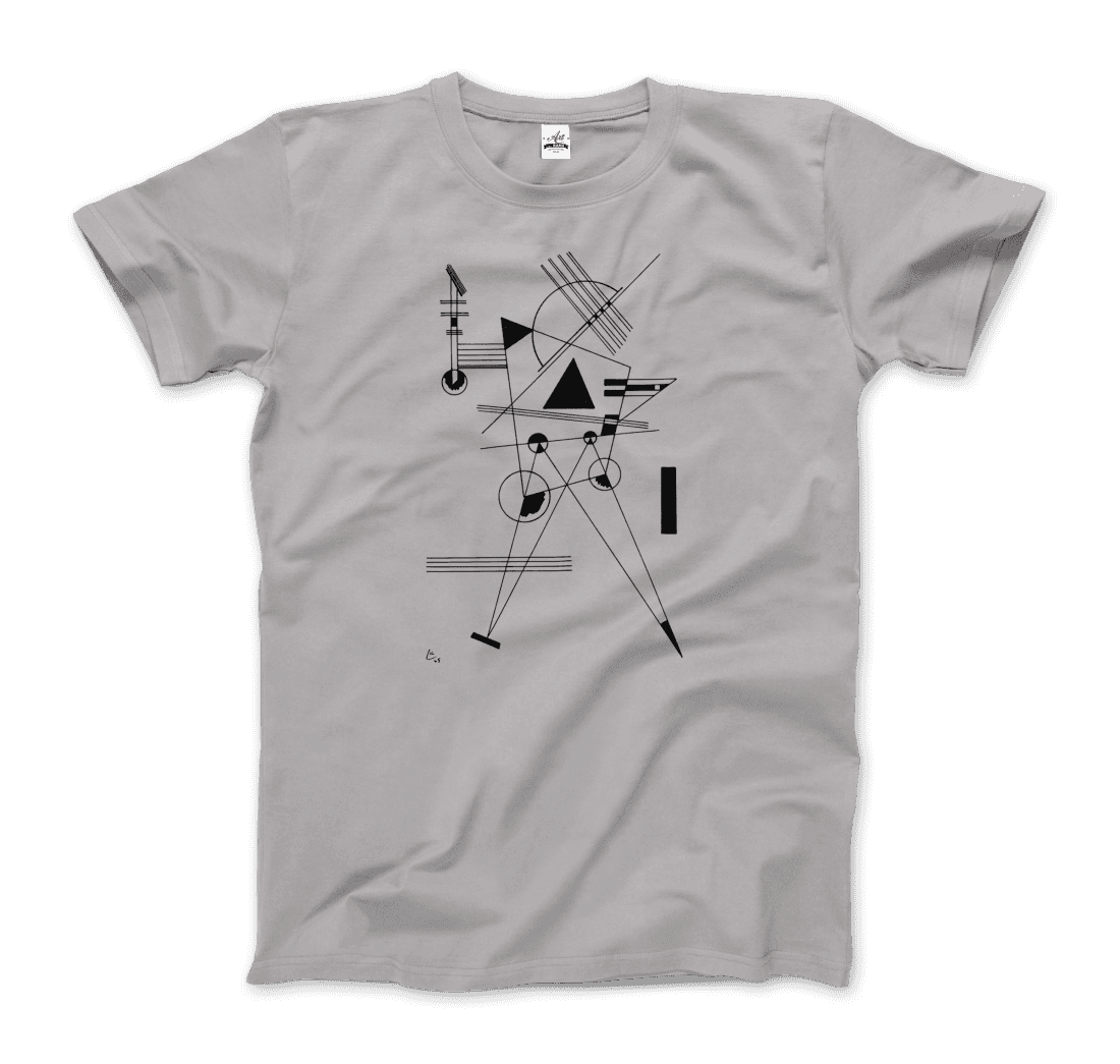 Wassily Kandinsky Drawing for Point and Line, 1925 artwork t-shirt by Art-O-Rama Shop