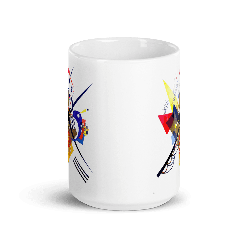 Wassily Kandinsky On White II (Auf Weiss) 1923, Artwork Mug by Art-O-Rama Shop