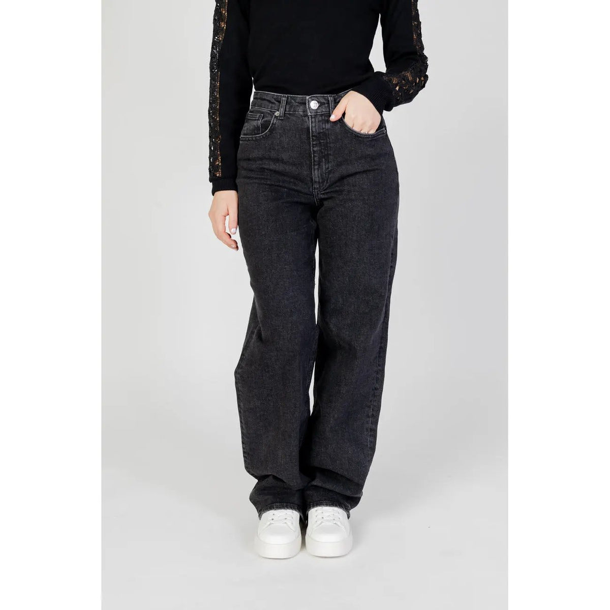 Only Women Black Jeans Soft Stretch Classic Fit Everyday Essential by Only