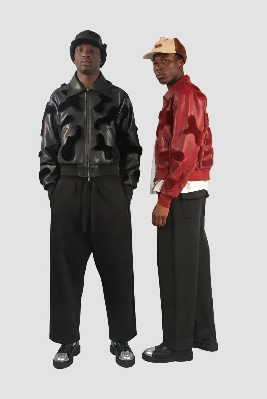 Heart Tip Leather Loafers by Hideout x Algori