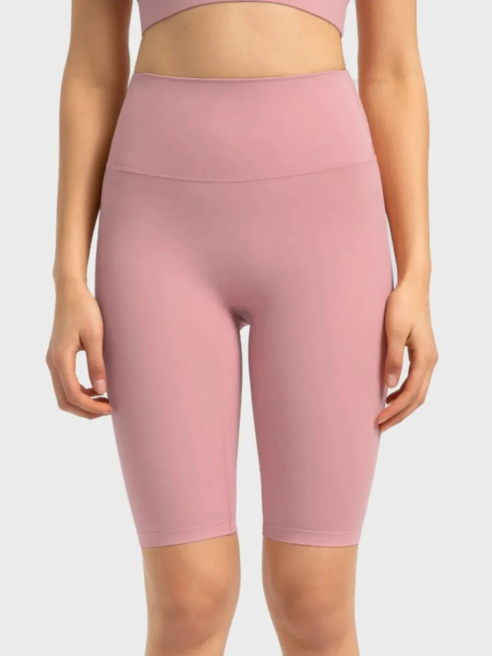 Millennia High Rise Wide Waistband Active Shorts by Millennia