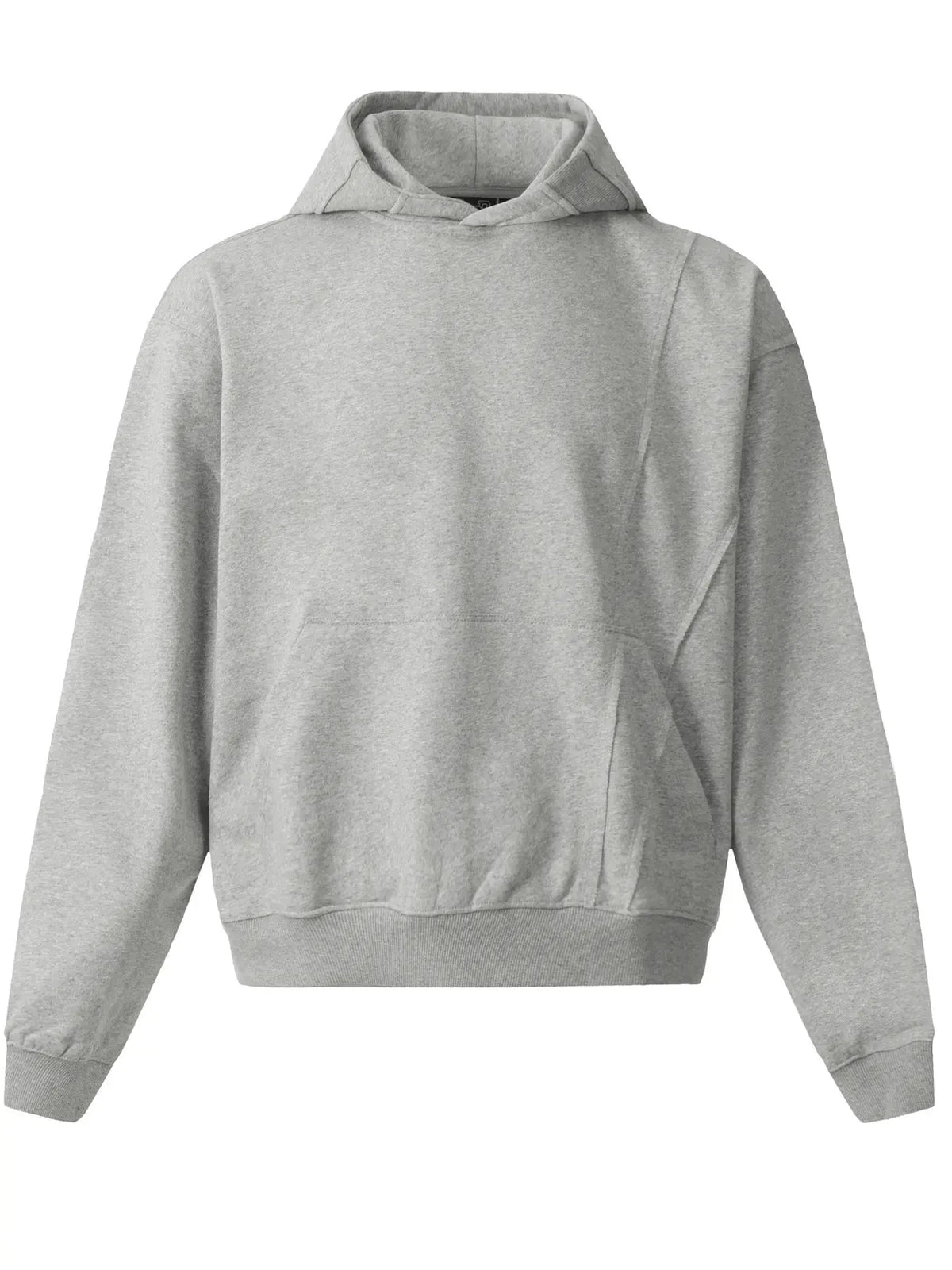 Men's Long Sleeve Hoodie with Kangaroo Pocket by Trendsi