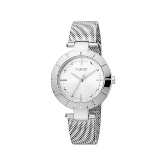 Esprit Women's Silver Stainless Steel Watch, Silver Dial | Es1g177m0015 by ESPRIT