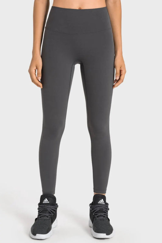 Millennia High-Rise Wide Waistband Yoga Leggings by Millennia