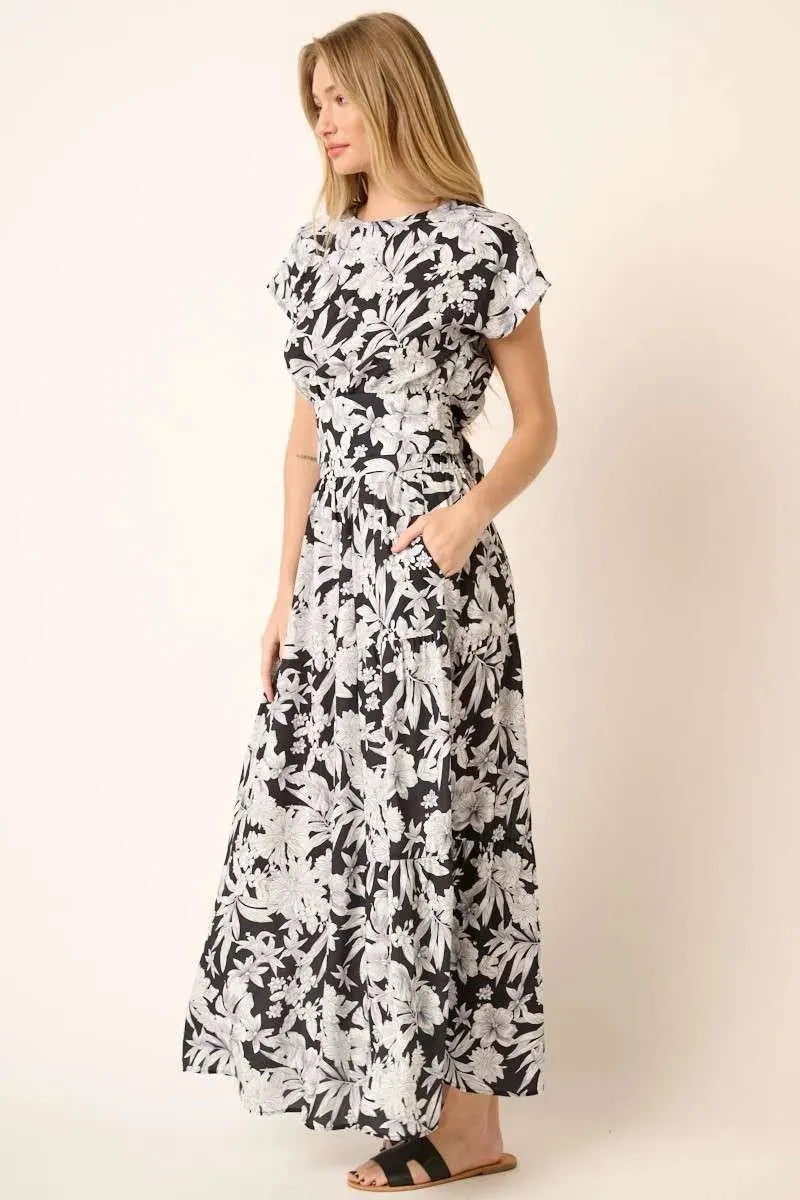Mittoshop Tropical Print Top and Skirt Set by Mittoshop