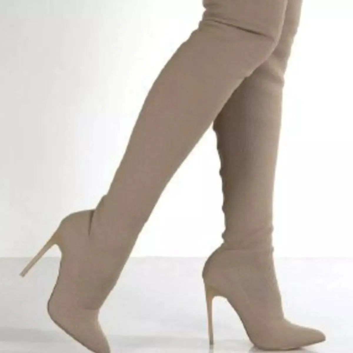 Point Toe Stiletto Boots by Partner Label
