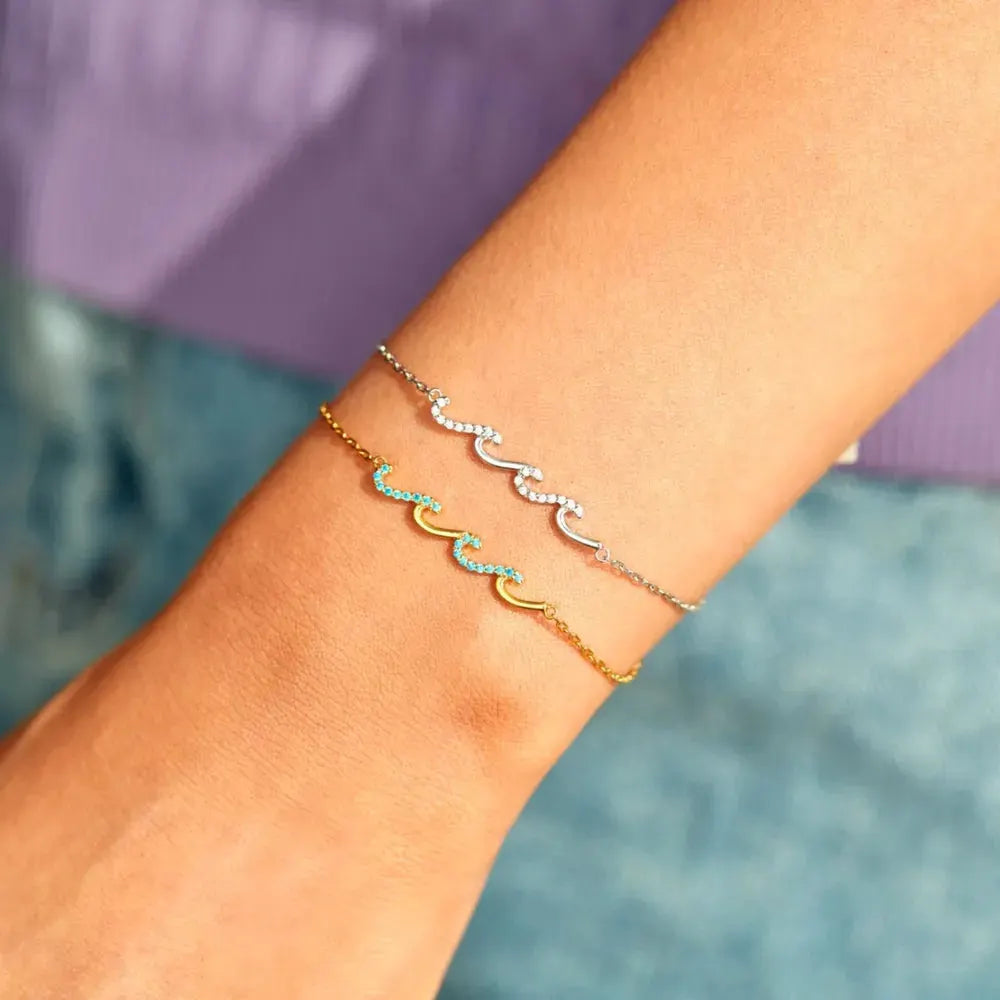 925 Sterling Silver Zircon Bracelet by Partner Label