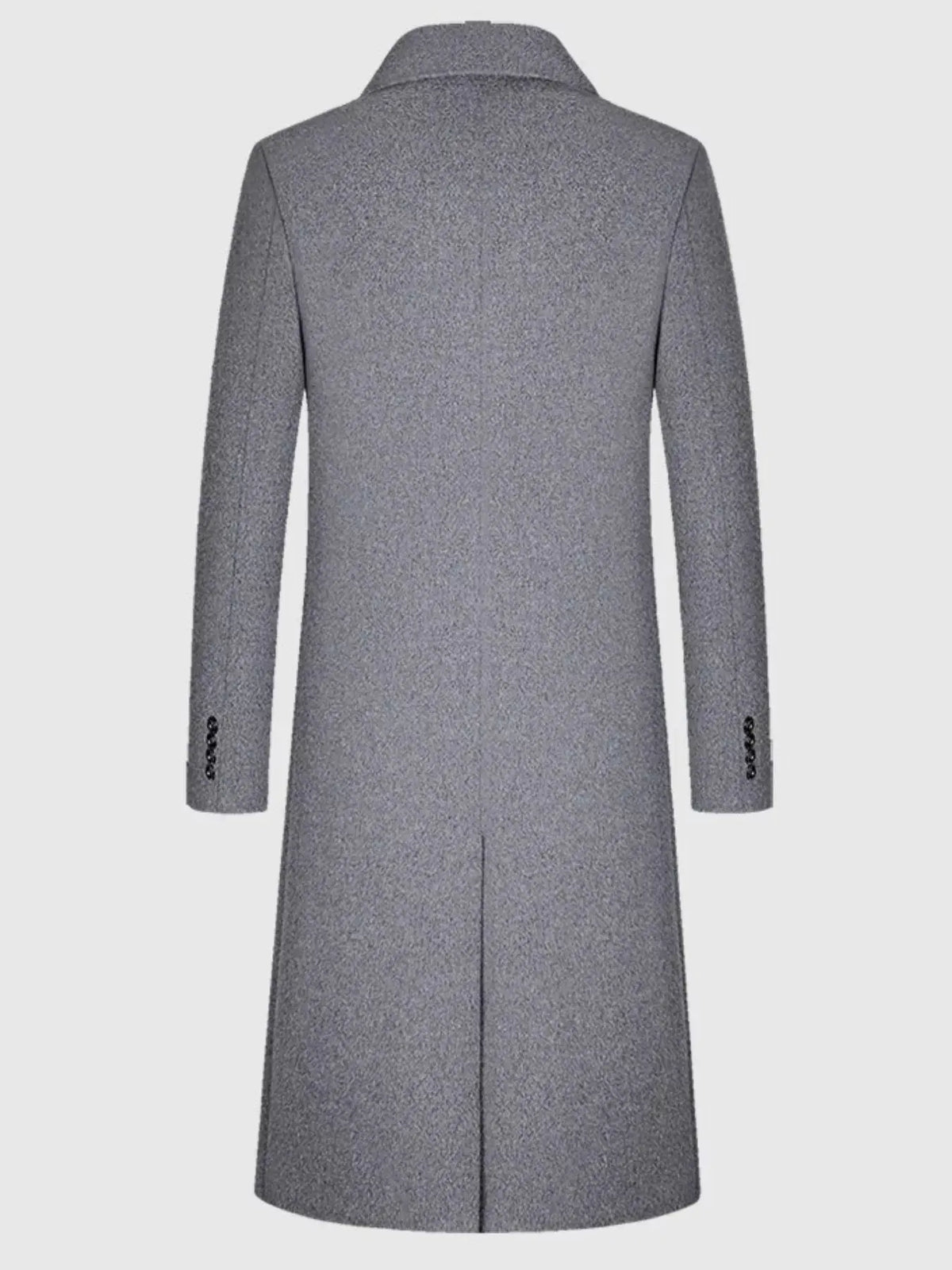 Men's Classic Button Up Overcoat by Partner Label