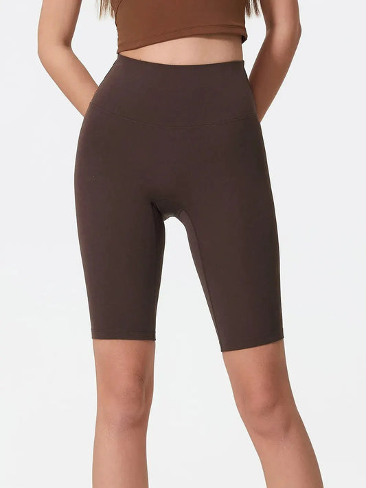 Millennia High Rise Wide Waistband Active Shorts by Millennia