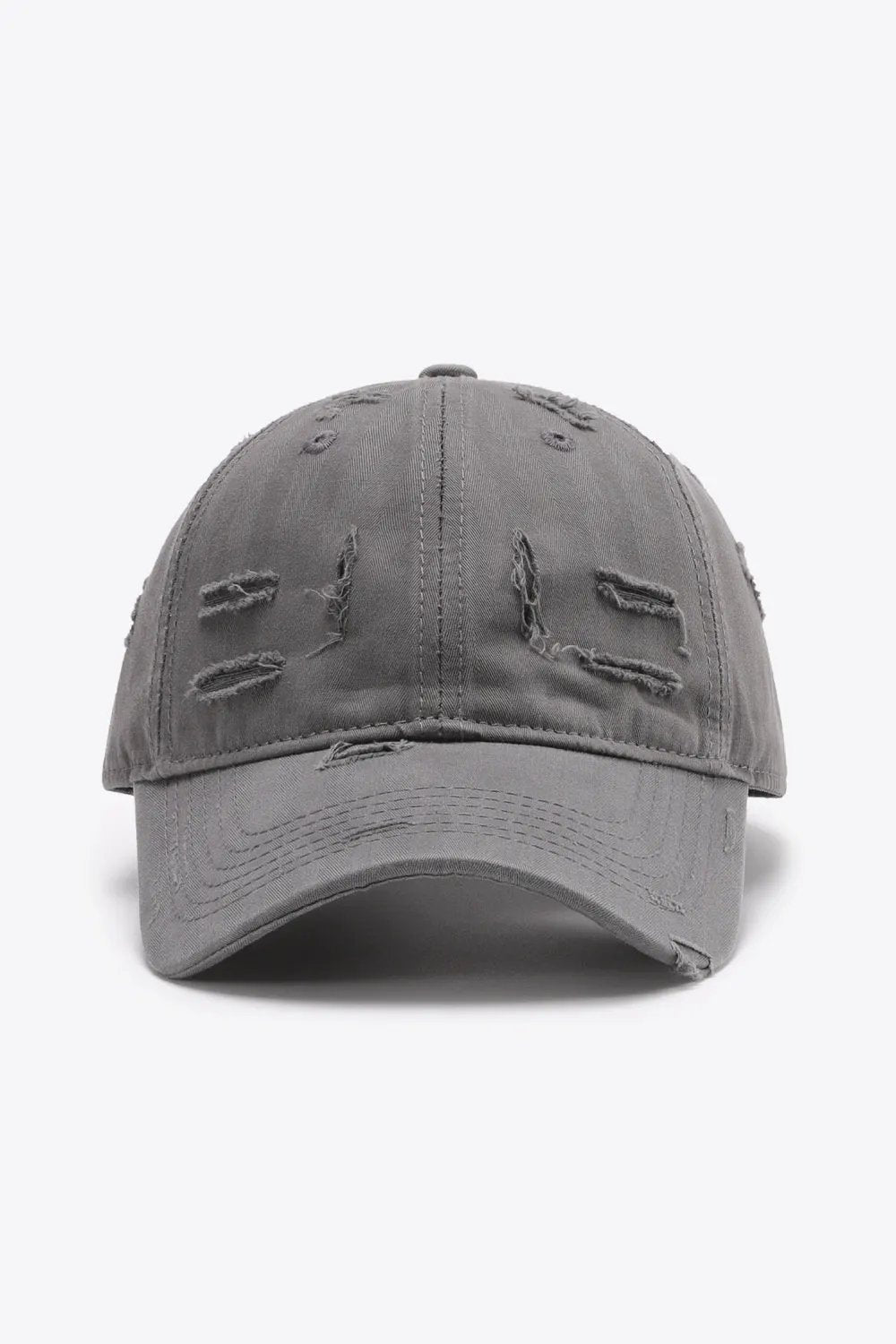 Distressed Adjustable Baseball Cap by Partner Label
