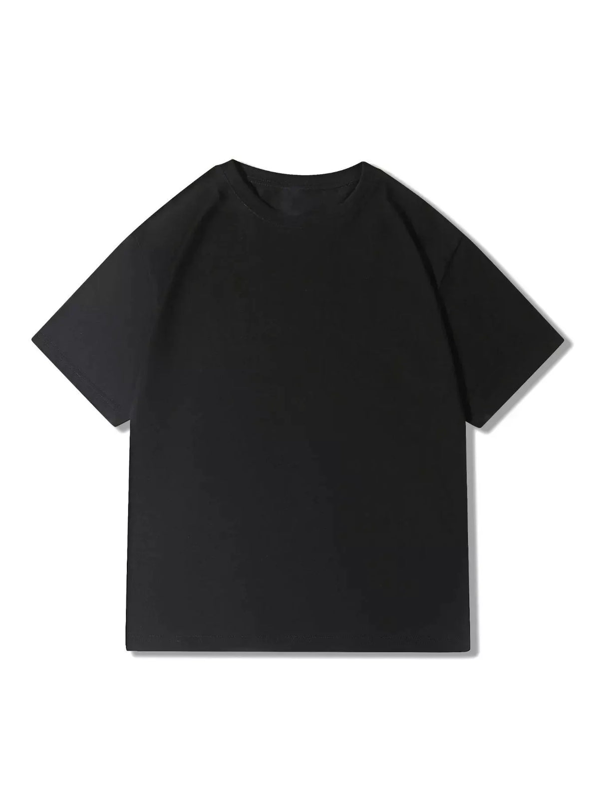 Men's Full Size Classic Crew Neck Solid Color T-Shirt Plus Size by Trendsi