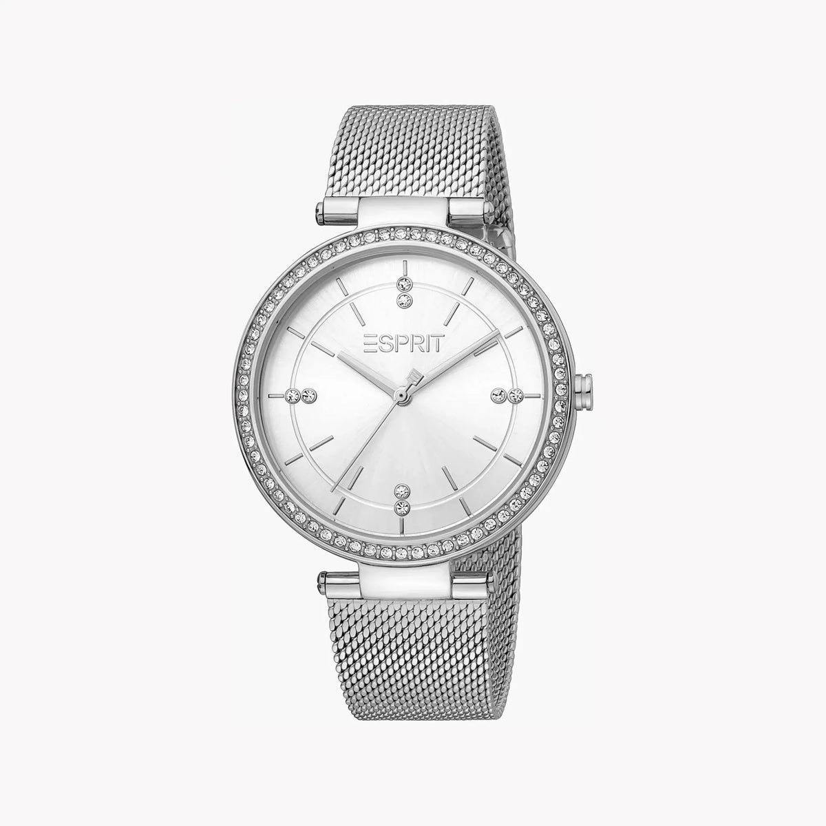 Esprit Women's Silver Stainless Steel Watch, Silver Dial | Es1l166m0025 by ESPRIT