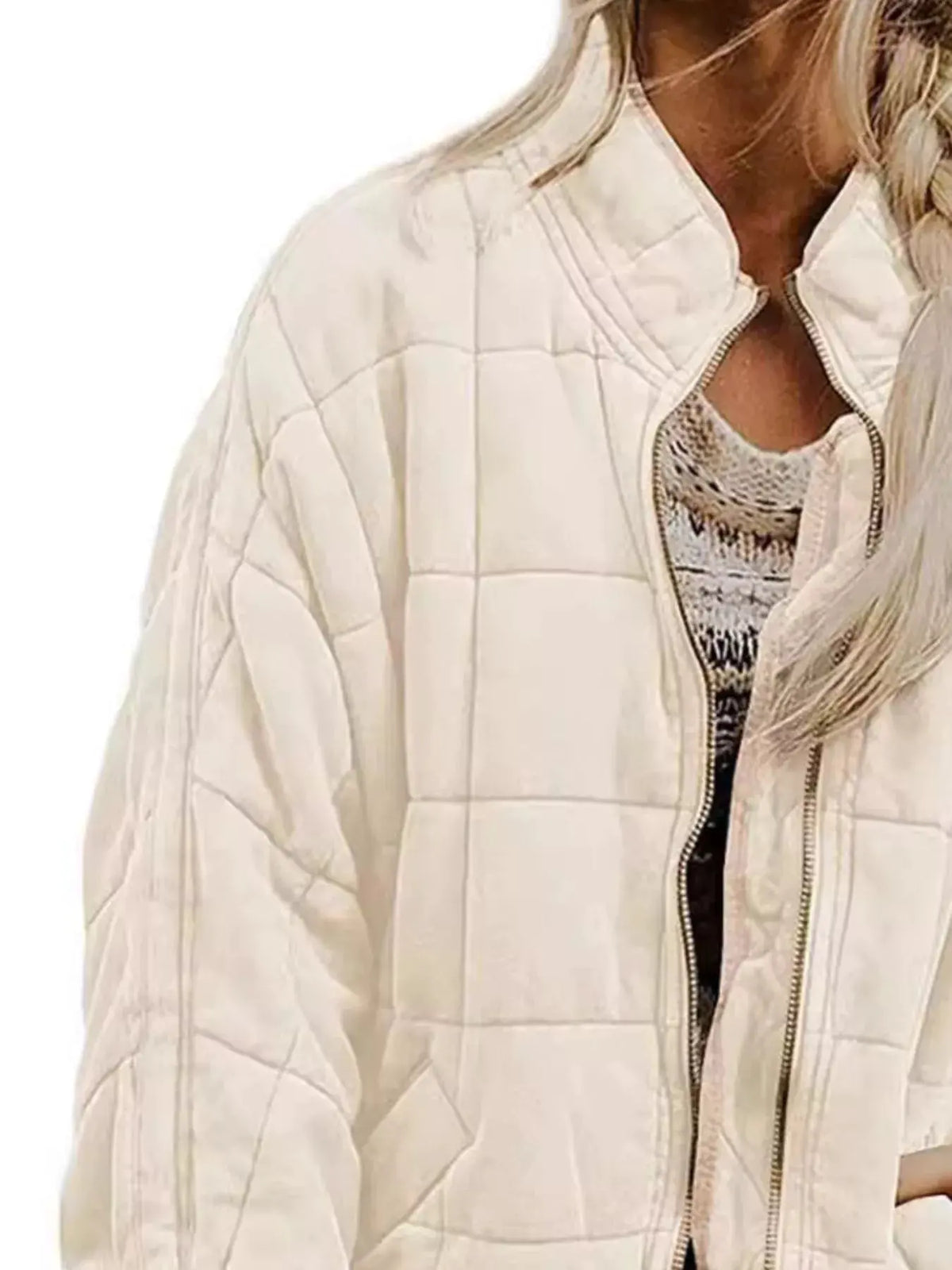 Quilted Zip Up Outerwear | Partner Labels Selection by Partner Label