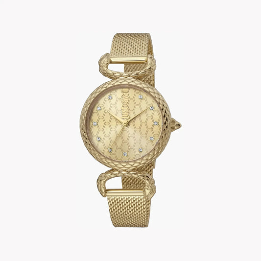 Just Cavalli Women's Gold Watch, Champagne Dial | Jc1l148m0225 by JUST CAVALLI