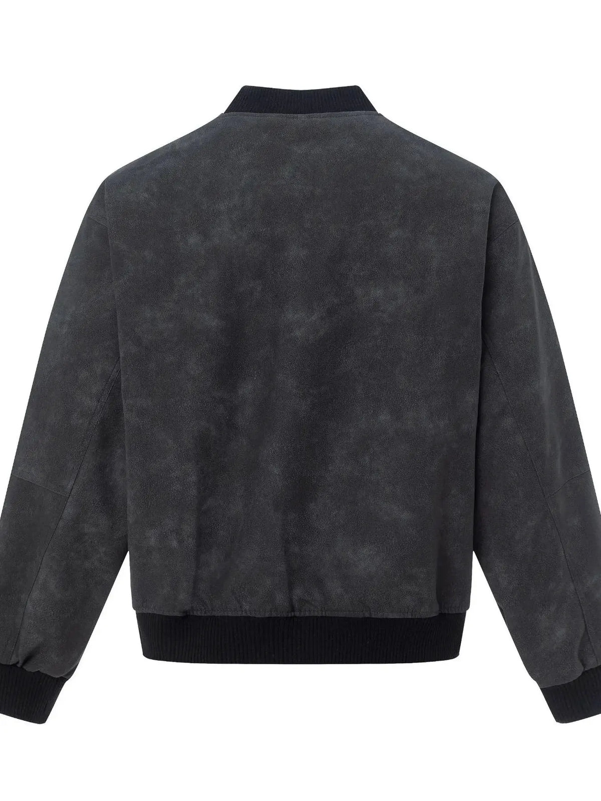 Men's Zip Up Letter Graphic Bomber Jacket by Partner Label