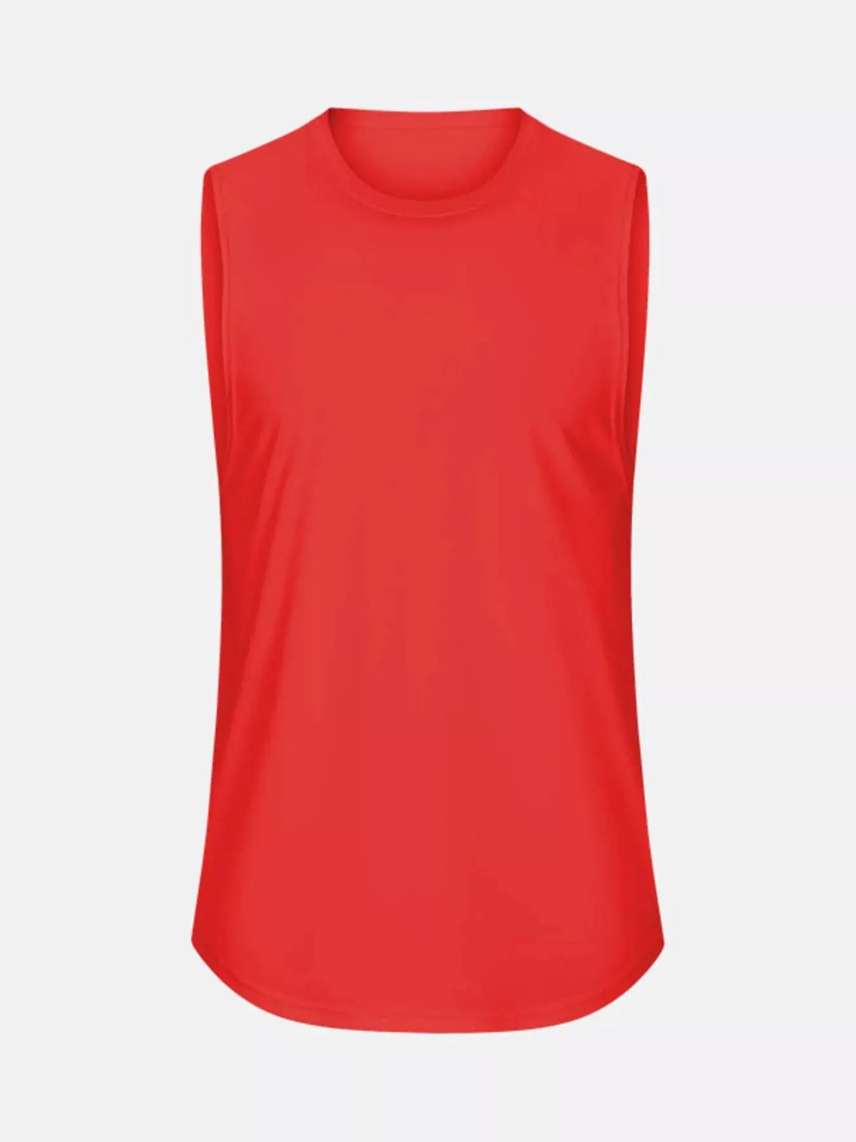 Men's Round Neck Tank by Trendsi
