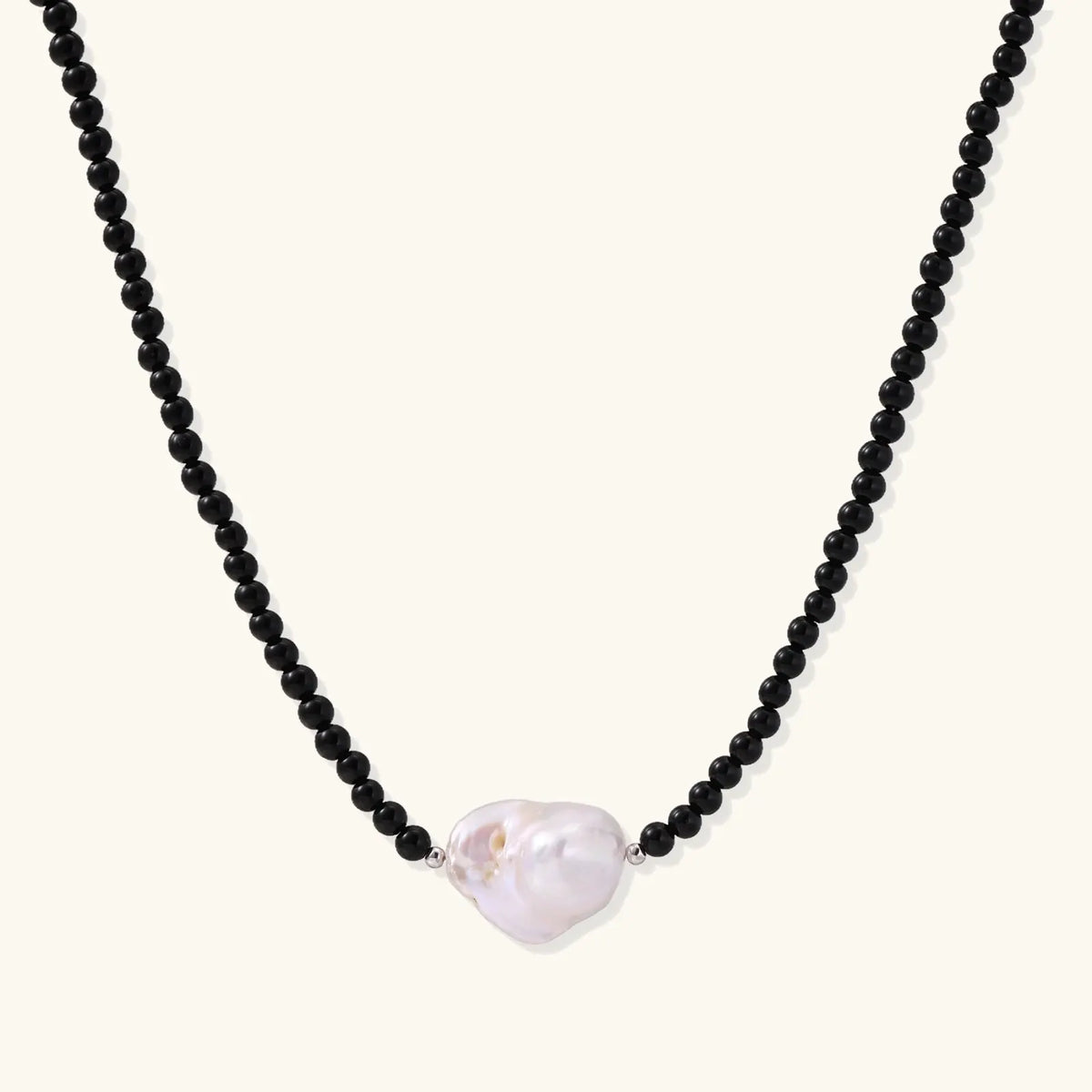 Midnight Pearl Necklace by Equanimity Essence.