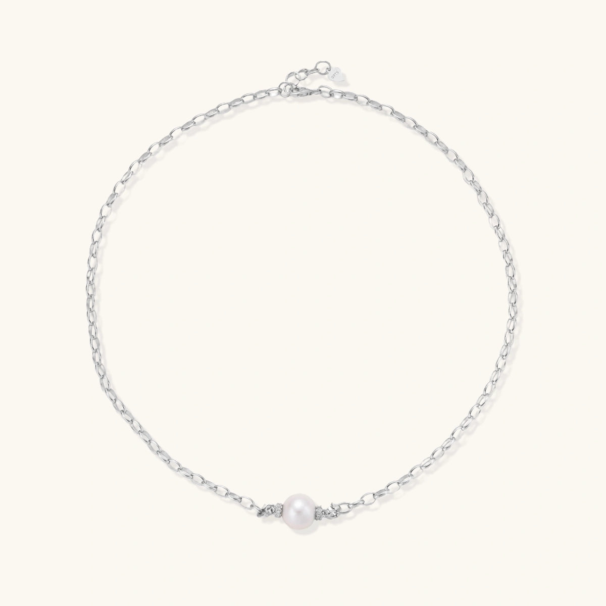 Luna Pearl Chain Necklace by Equanimity Essence.