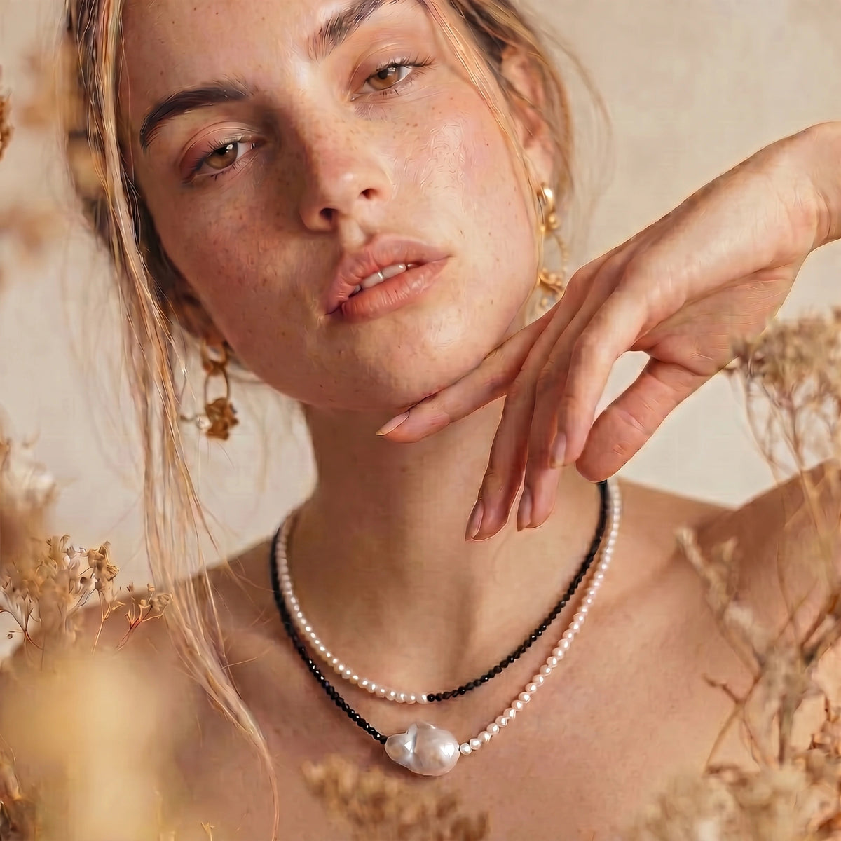 Moonlit Layers Necklace by Equanimity Essence.