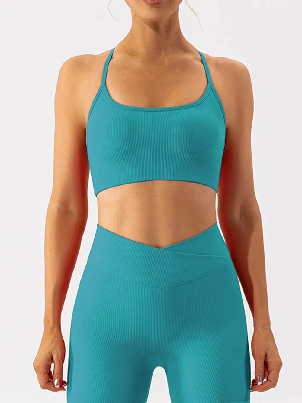 Spaghetti Strap Active Bra by Partner Label