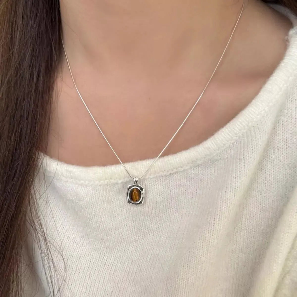 925 Sterling Silver Pendant Necklace by Partner Labels