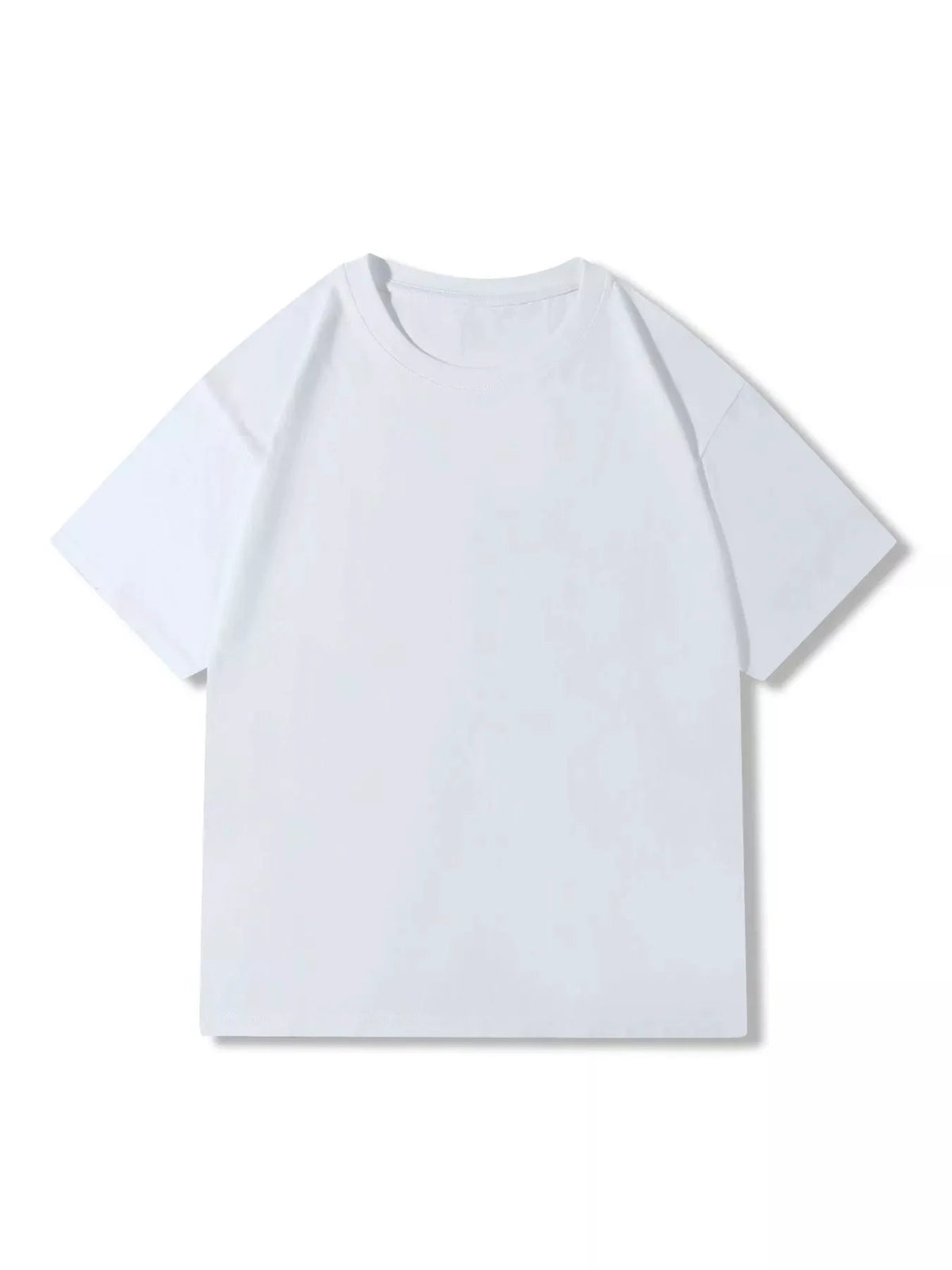 Men's Full Size Classic Crew Neck Solid Color T-Shirt Plus Size by Trendsi