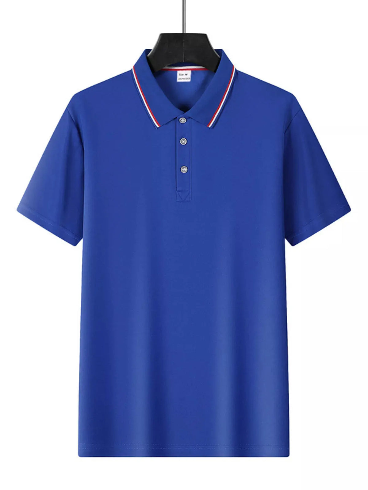 Men's Full Size Casual Button Detail Polo Plus Size by Trendsi