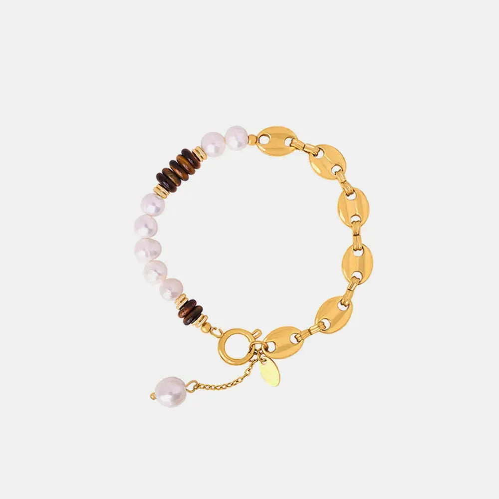 18K Gold-Plated Titanium Steel Bracelet by Partner Label