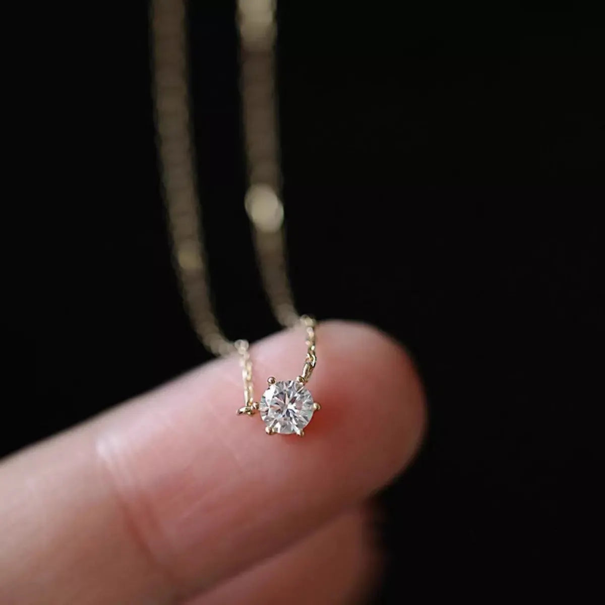 925 Sterling Silver Zircon Necklace by Partner Labels