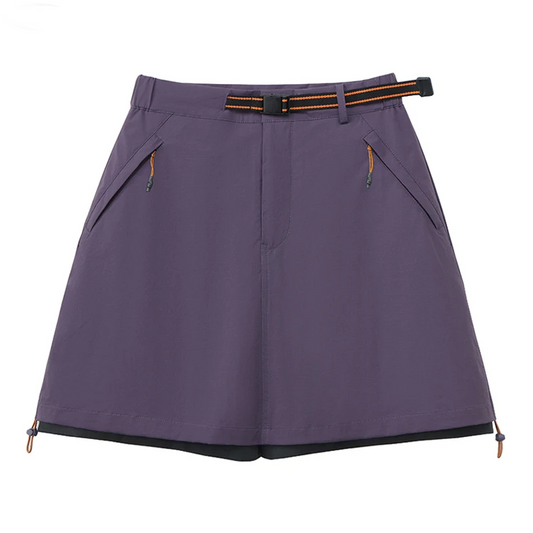 Women's Lightweight Stretch Skort with Cargo Detail by Vimost Shop