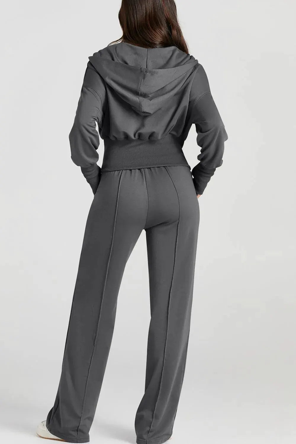 Zip-Up Hoodie and Pants Active Set by Partner Label