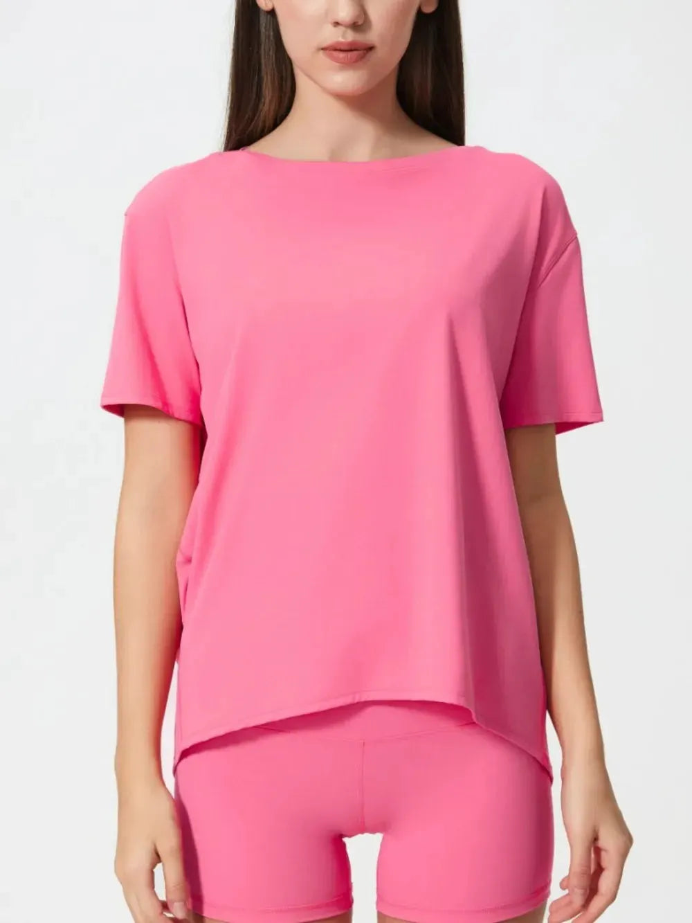 Millennia Round Neck Short Sleeve Active T-Shirt by Millennia
